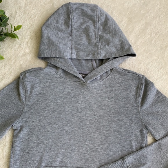 Eddie Bauer Gray Hooded Sweatshirt Girls 10/12 EUC - Picture 2 of 10